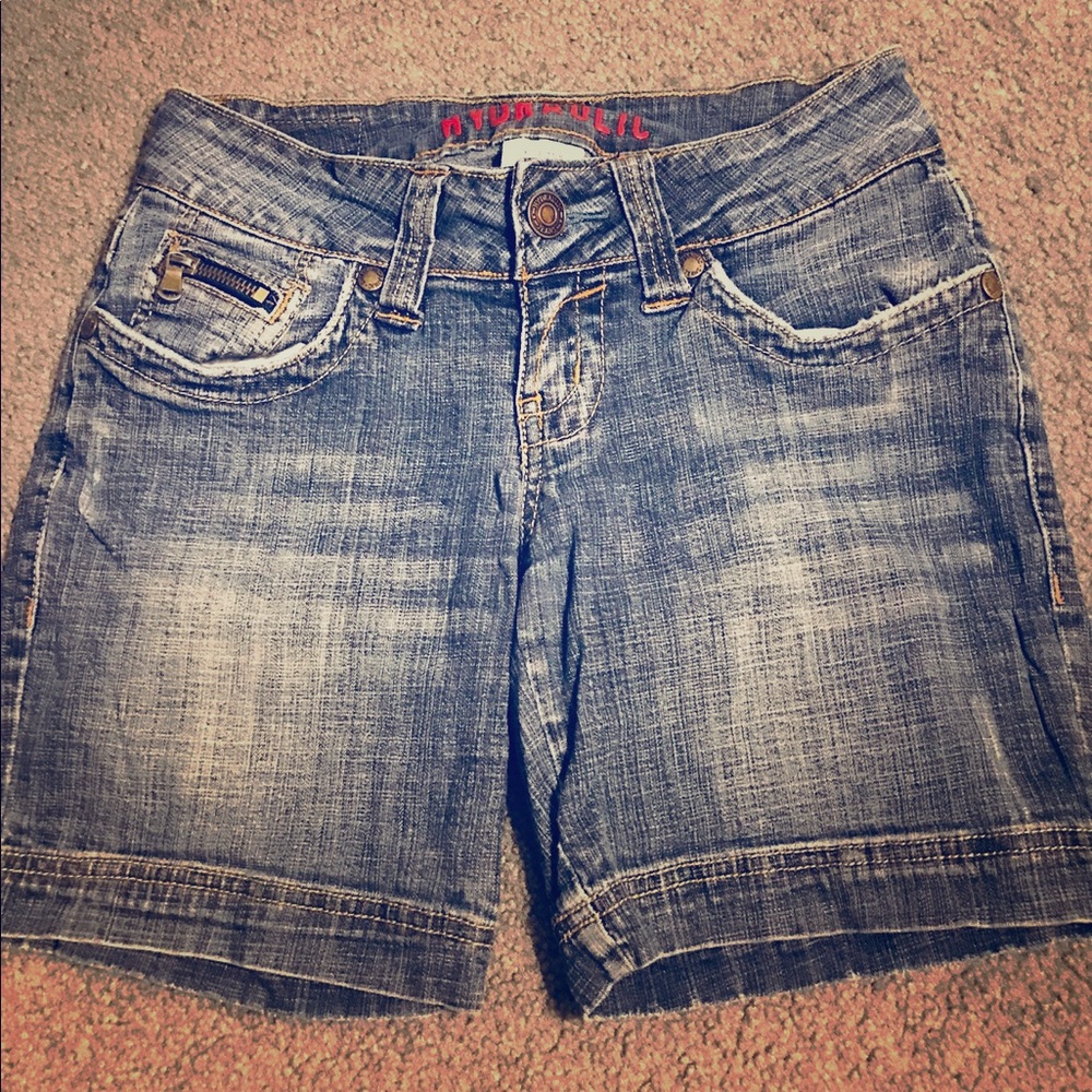 Hydraulic Women Denim Jean Shorts Size 1/2